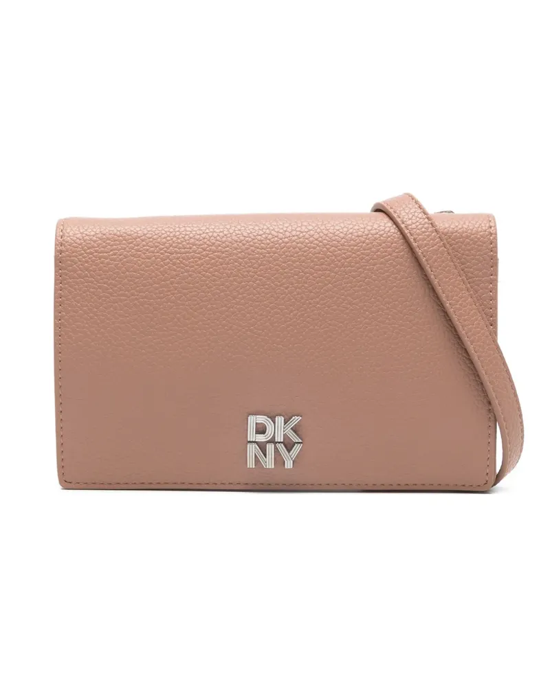 DKNY Mini-Tasche mit Logo-Schild - Braun Braun