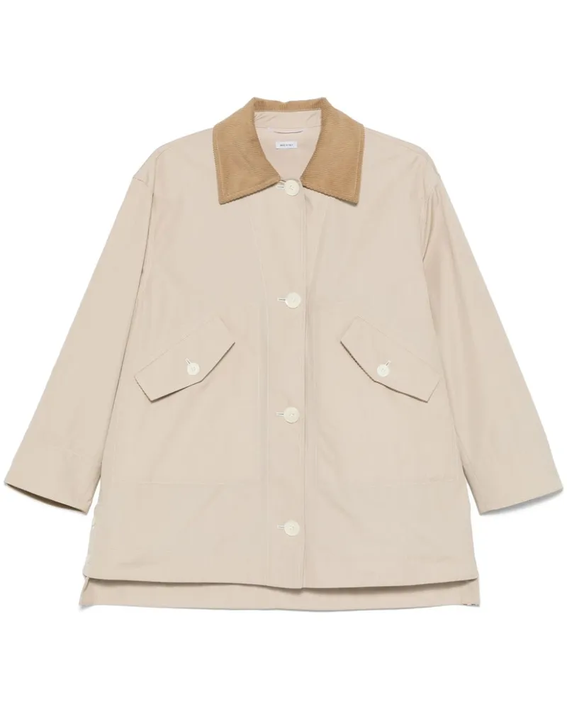 Thom Browne Gardening Mantel - Nude Nude