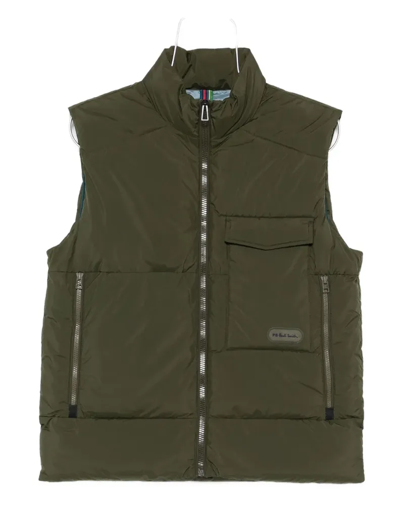 Paul Smith quilted zip-front gilet - Grün Grün