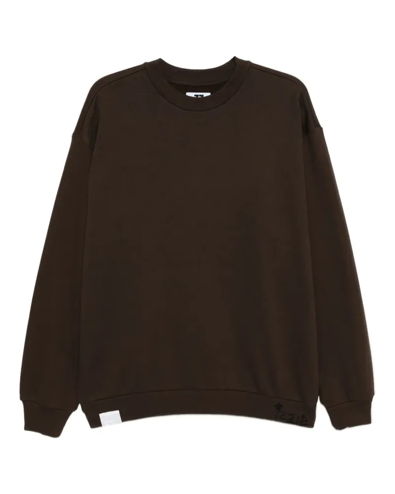 Izzue Sweatshirt mit Logo-Stickerei - Braun Braun