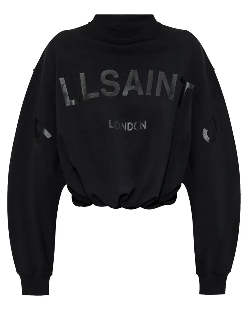 AllSaints Biggy Sweatshirt - Schwarz Schwarz