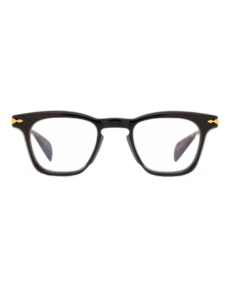 Jacques Marie Mage Kennedy Brille mit eckigem Gestell - Schwarz Schwarz