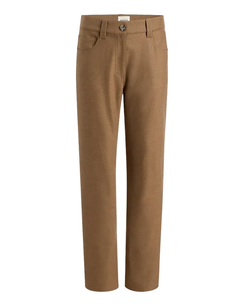KHAITE Hose mit geradem Bein - Braun Braun