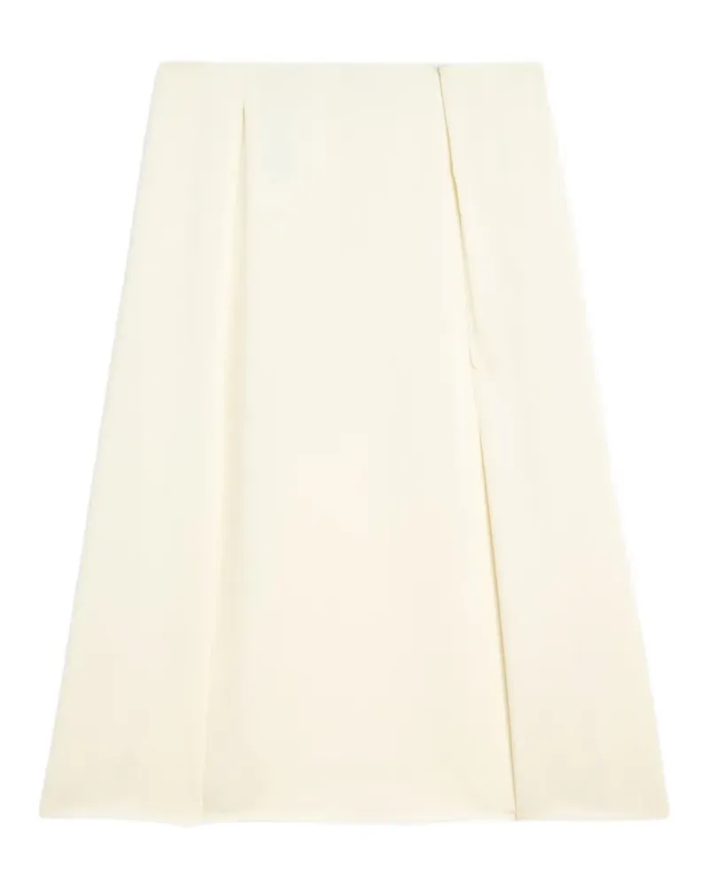 Jil Sander Plisseerock in A-Linie - Nude Nude
