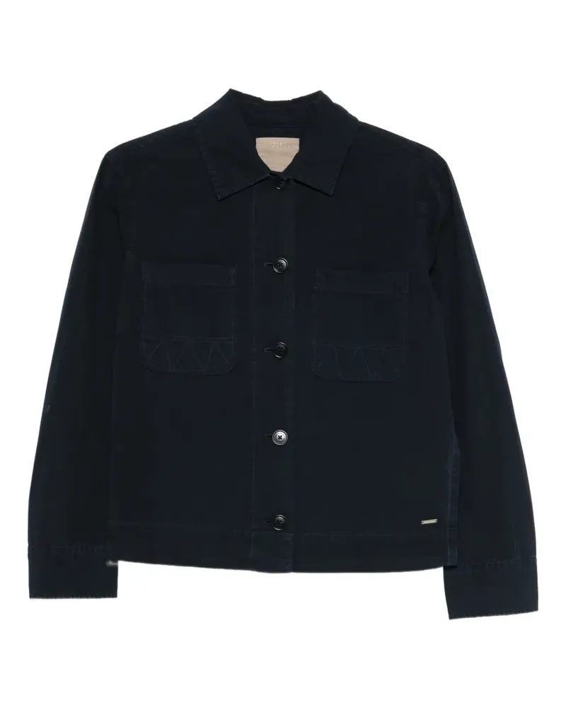 Woolrich patch pocket jacket - Blau Blau