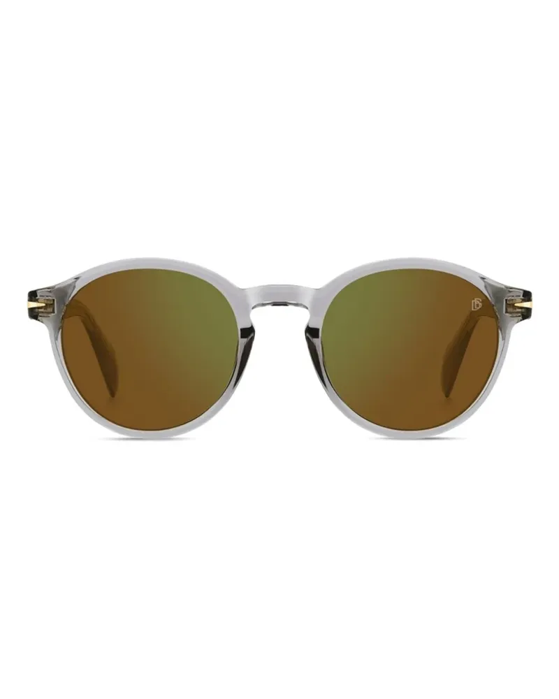 EYEWEAR by DAVID BECKHAM Sonnenbrille mit rundem Gestell - Grau Grau