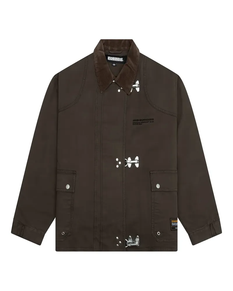 Neighborhood corduroy-collar jacket - Braun Braun