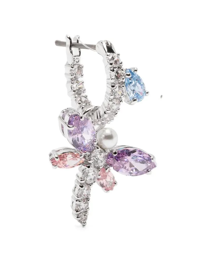 Swarovski x Ariana Grande hoop-design earrings - Silber Silber