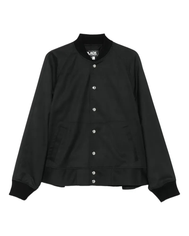 Comme des Garçons press-stud raglan-sleeve jacket - Schwarz Schwarz