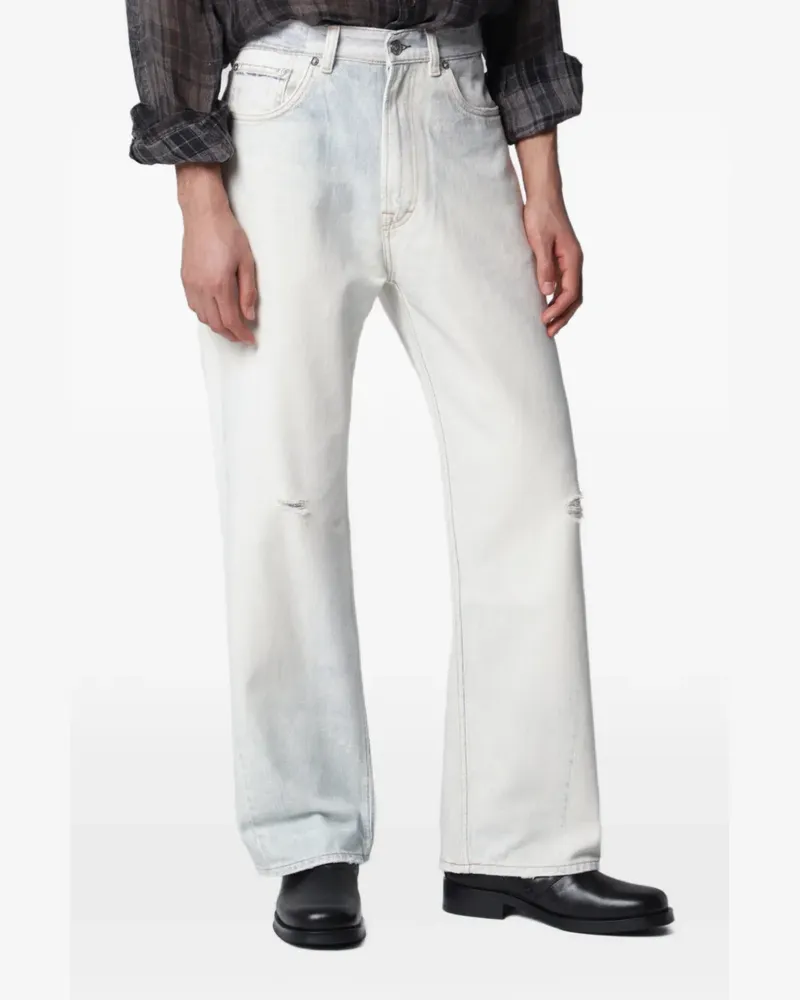 Our Legacy Third Cut ripped-detail jeans - Blau Blau