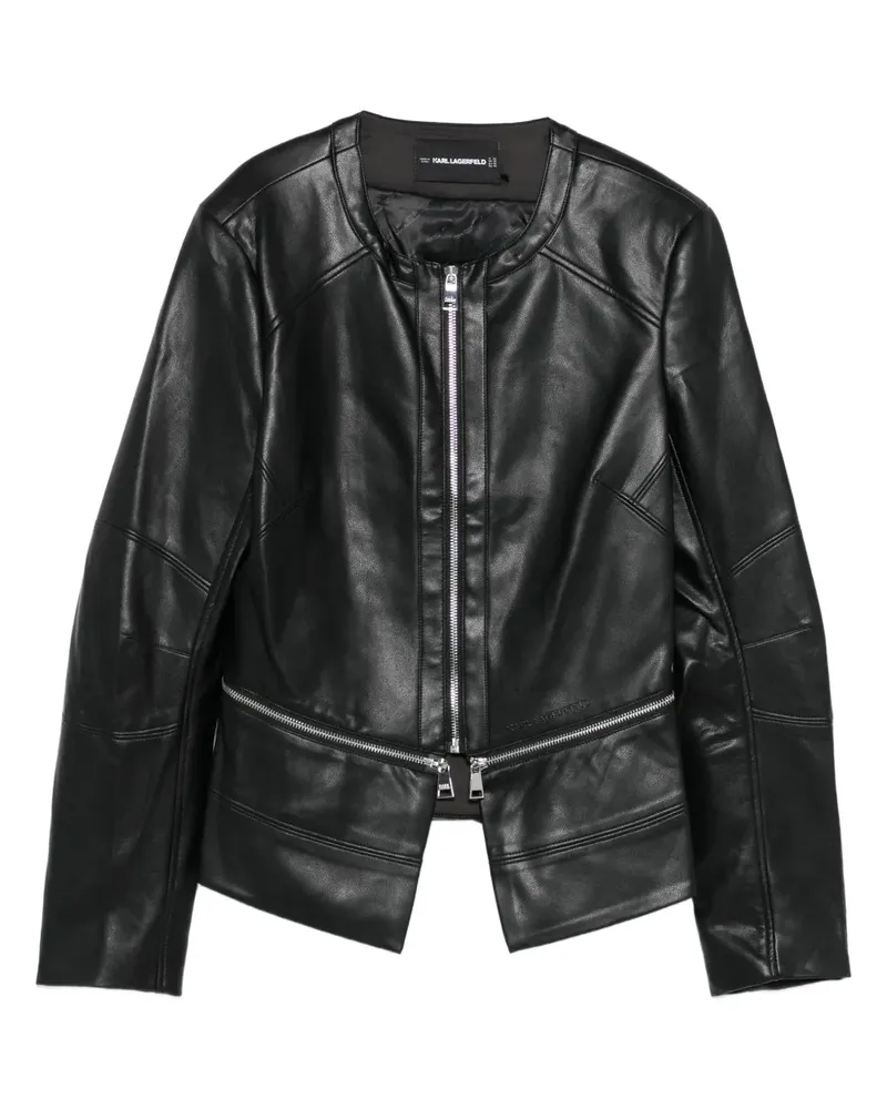 Karl Lagerfeld Jacke mit Einsätzen - Schwarz Schwarz