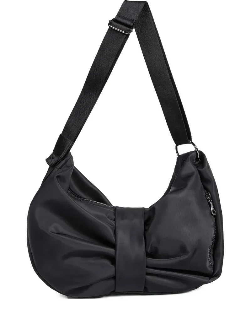 Simone Rocha Schultertasche mit Schleife - Schwarz Schwarz