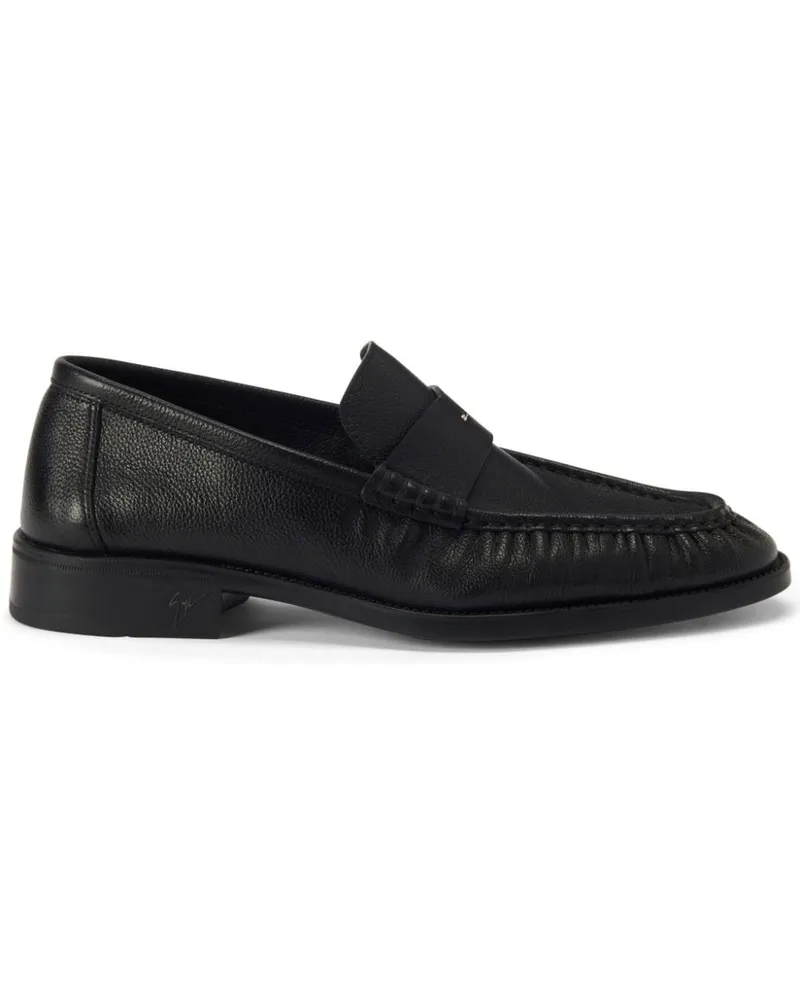 Giuseppe Zanotti Weeston Loafer mit mandelförmiger Kappe - Schwarz Schwarz
