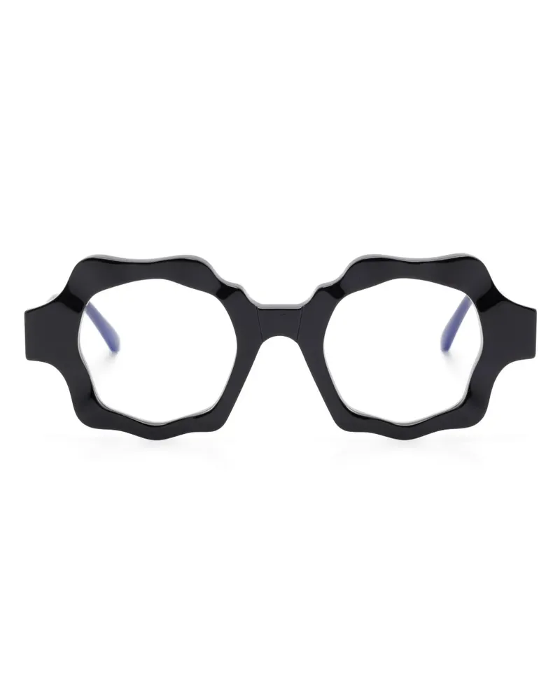 KUBORAUM Maske G4 Brille - Schwarz Schwarz
