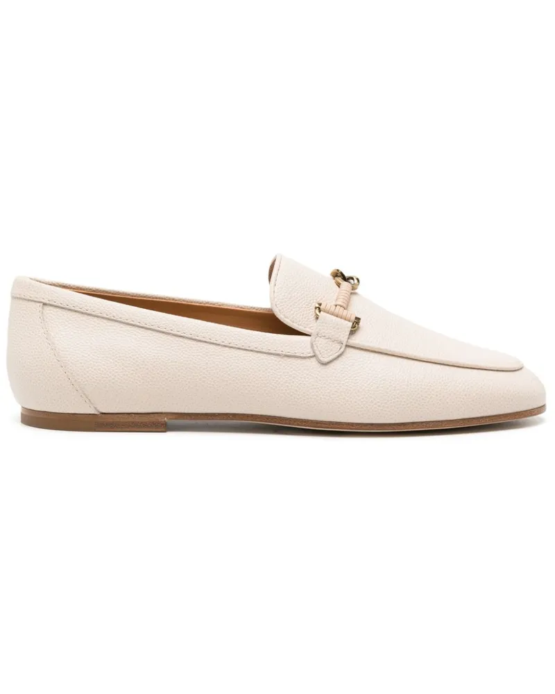 TOD'S Loafer mit Zierkette - Nude Nude