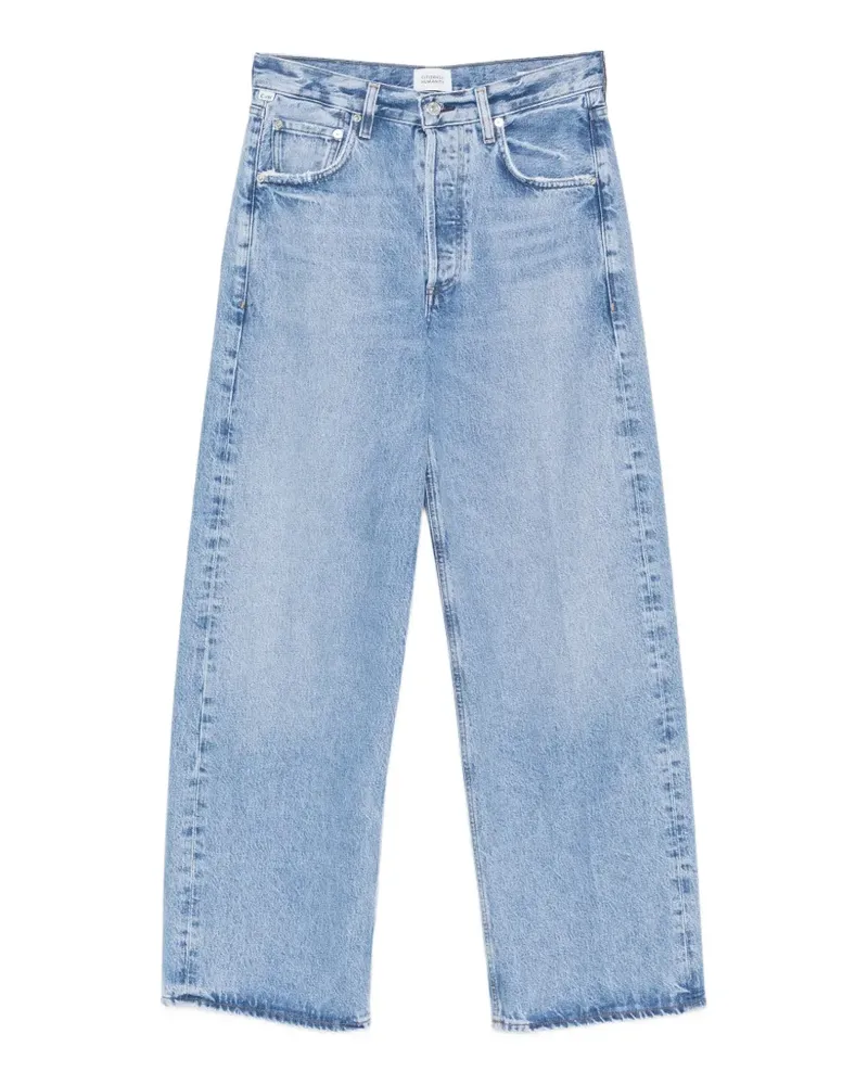 Citizens of humanity Ayla faded-effect wide-leg jeans - Blau Blau