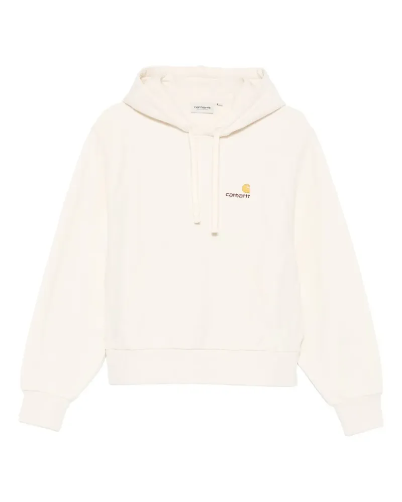 Carhartt WIP Hoodie mit Logo-Stickerei - Nude Nude