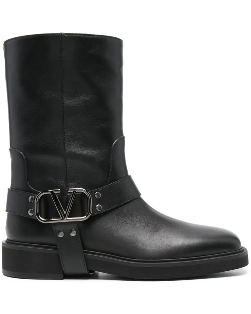 Valentino Garavani Stiefeletten mit VLogo 30mm Schwarz