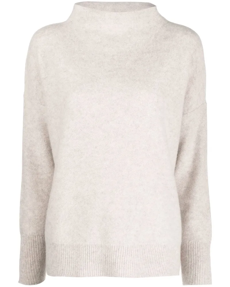 Vince Kaschmirpullover mit Stehkragen - Nude Nude