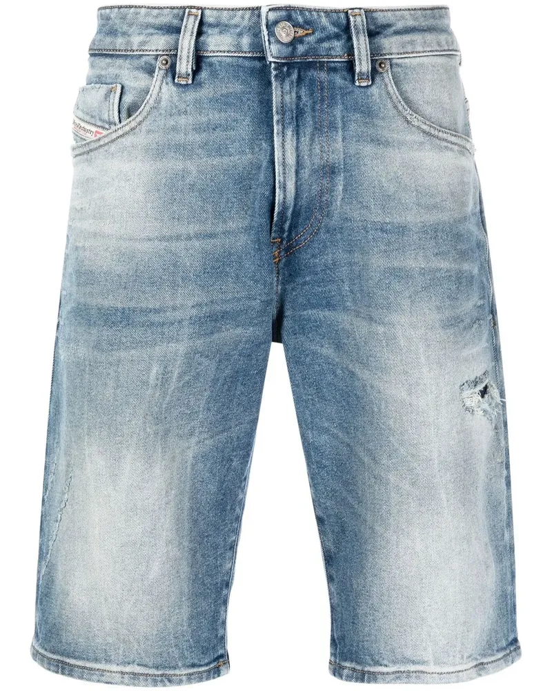Diesel Jeans-Shorts im Distressed-Look - Blau Blau