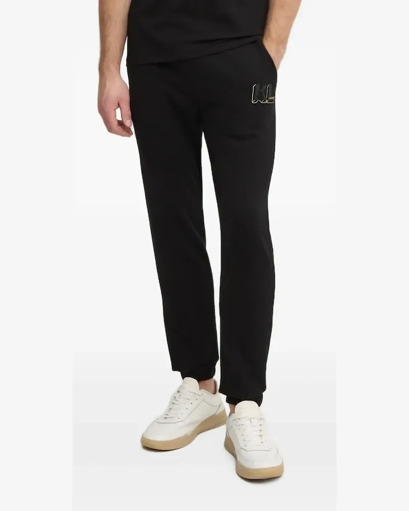 Karl Lagerfeld Jogginghose mit Logo-Print - Schwarz Schwarz