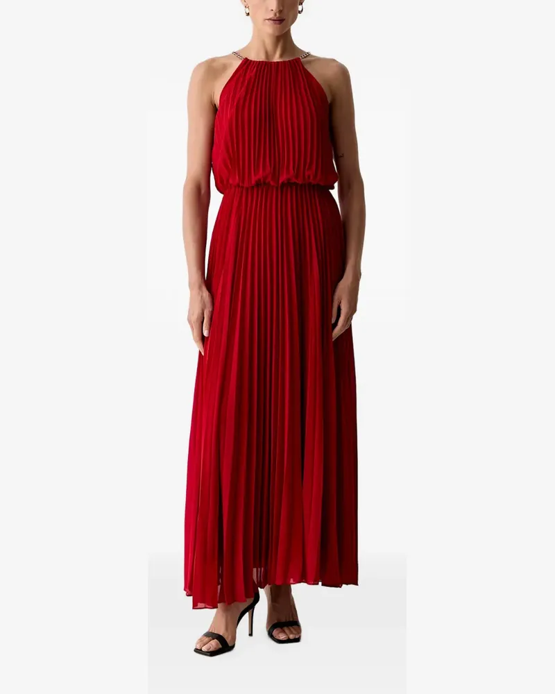 Morgan pleated maxi dress - Rot Rot