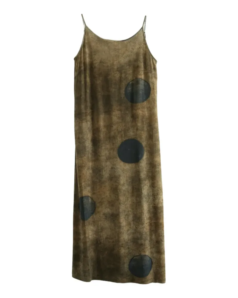 Uma Wang polka-dot Daya midi dress - Braun Braun