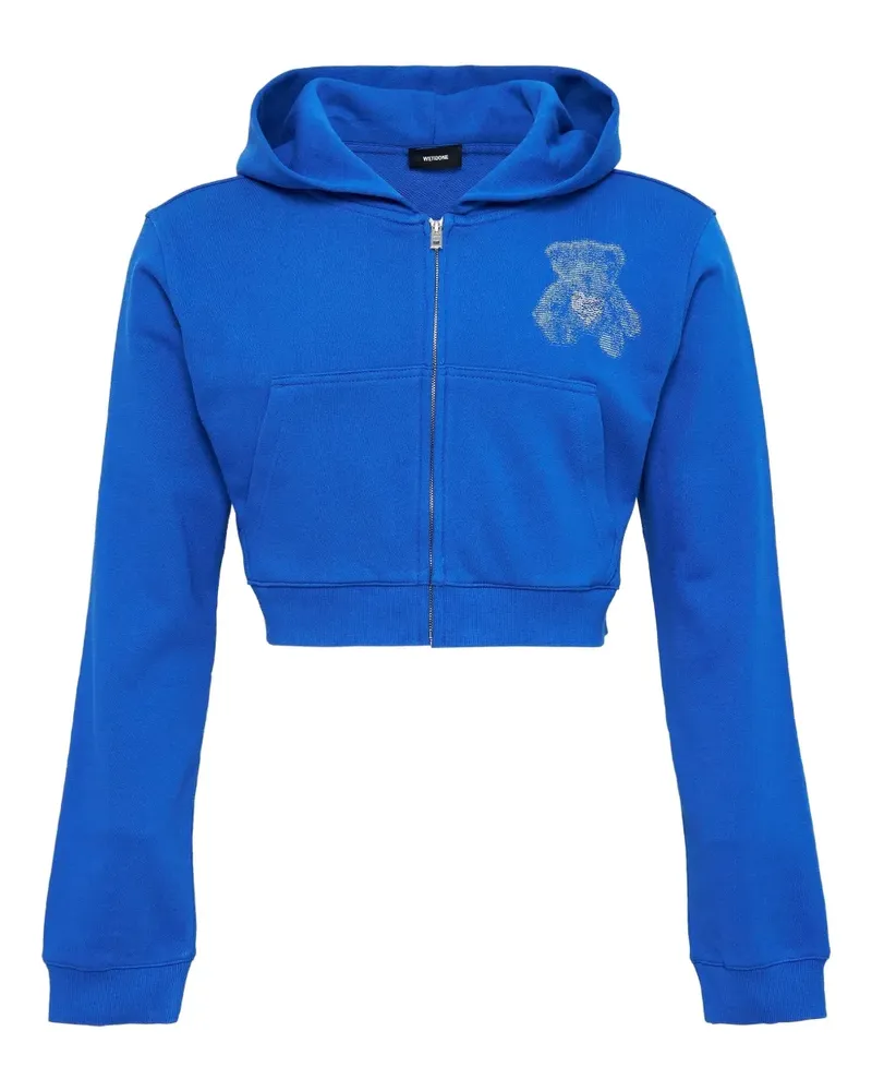 WE 11 DONE Teddy Bear hoodie - Blau Blau