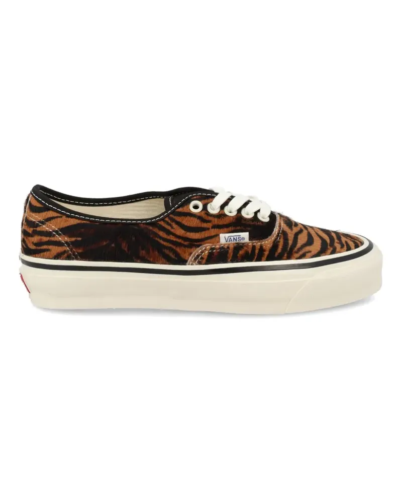 Vans Premium Authentic tiger-print sneakers - Braun Braun