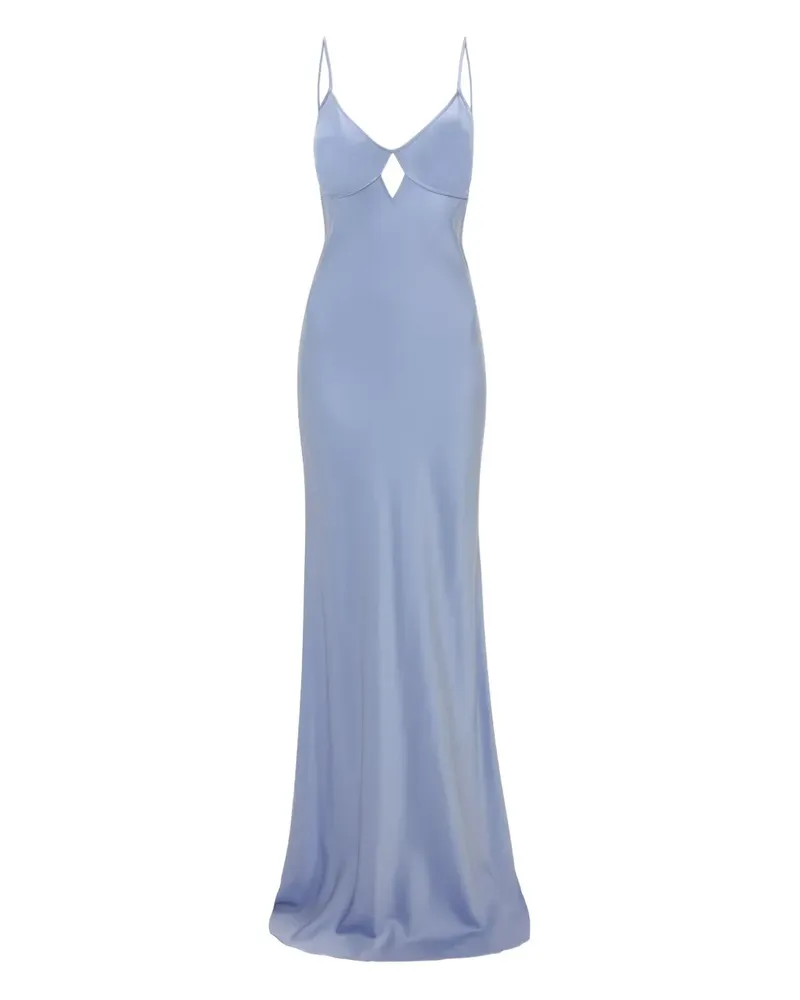 Victoria Beckham Camisole-Kleid mit Cut-Out - Blau Blau