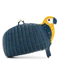 Serpui Bobbie Macaw'Clutch Blau