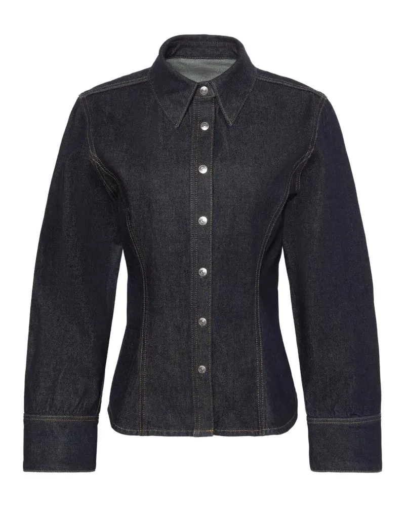 Calvin Klein buttoned long-sleeve shirt - Blau Blau