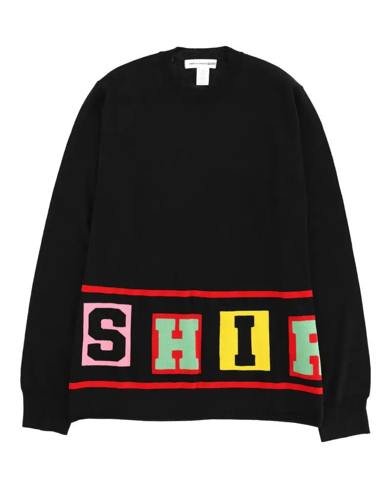 Comme des Garçons Hemd mit grafischem Print - Schwarz Schwarz