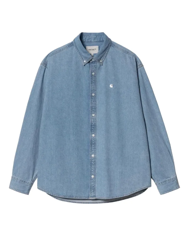 Carhartt WIP L/S Lucas shirt - Blau Blau