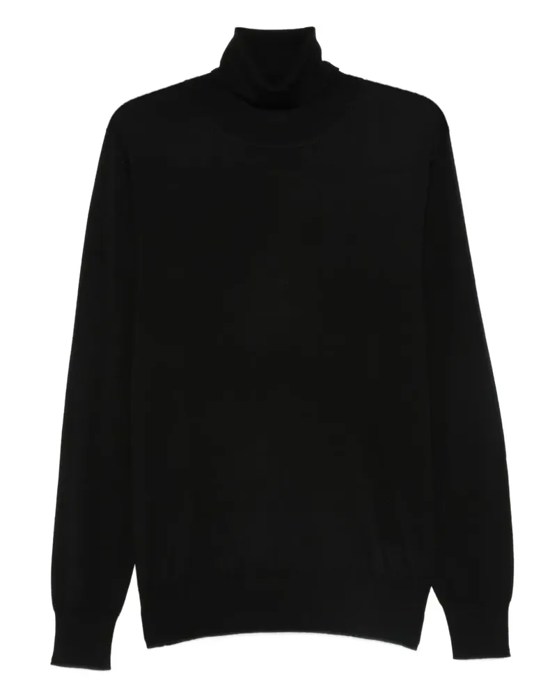 ASPESI Pullover mit Rollkragen - Schwarz Schwarz