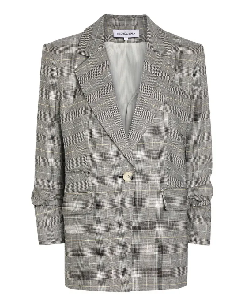 Veronica Beard check-pattern blazer - Schwarz Schwarz