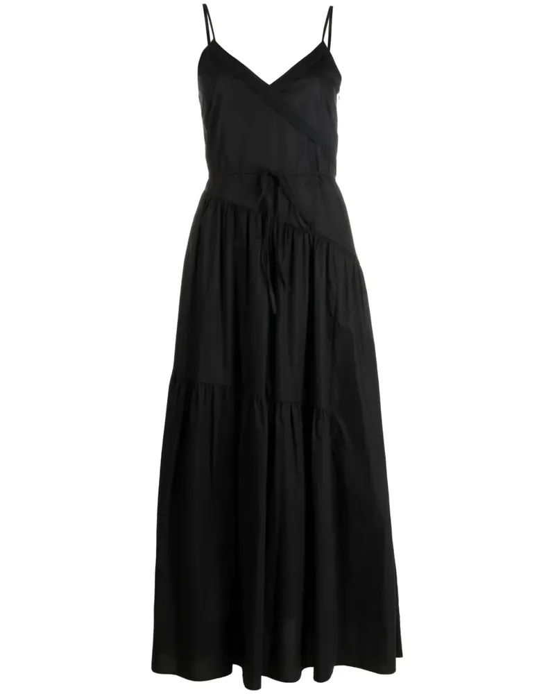 Twin-Set Langes Trägerkleid - Schwarz Schwarz