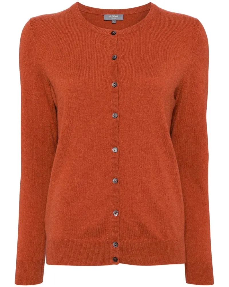 N.Peal Olivia Cardigan - Orange Orange