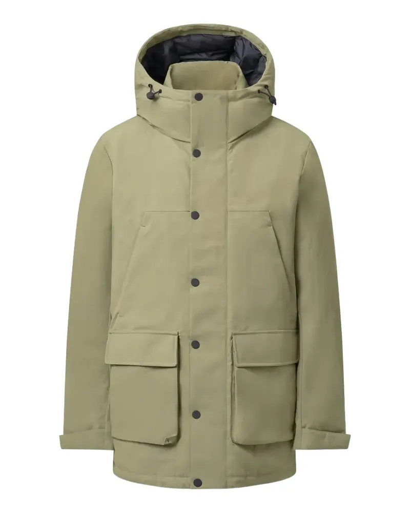 ECOALF hooded multi-pocket coat - Nude Nude