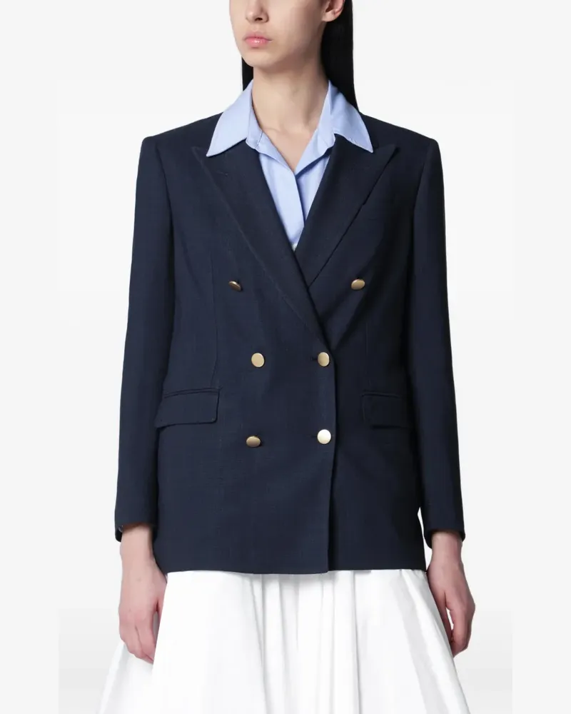 Tagliatore Doppelreihiger Blazer - Blau Blau