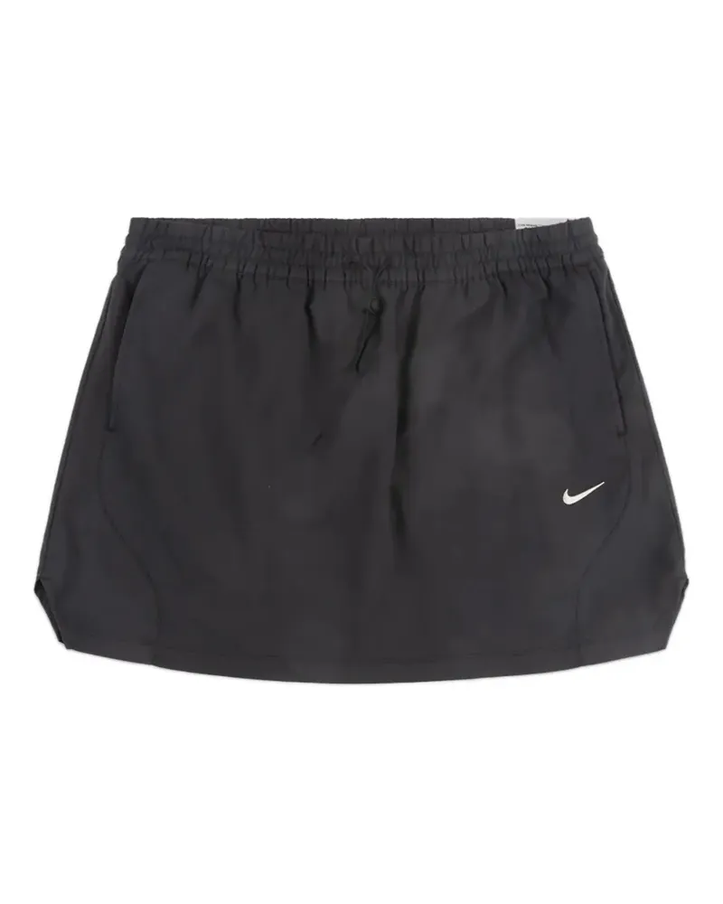 Nike Minirock mit Logo-Print - Schwarz Schwarz