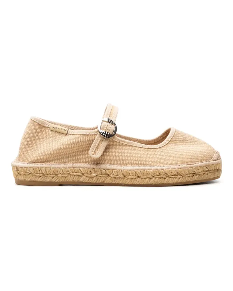 Free People Oasis Mary Jane Espadrilles - Nude Nude