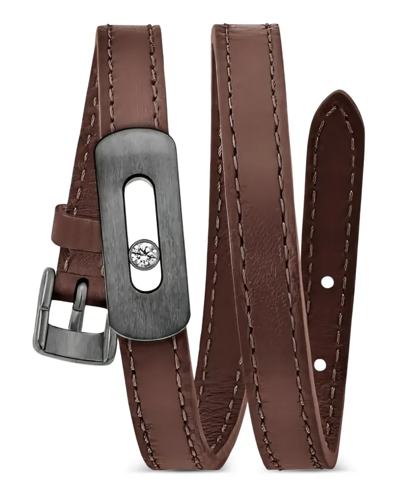Messika My Move Lederarmband - Silber Silber