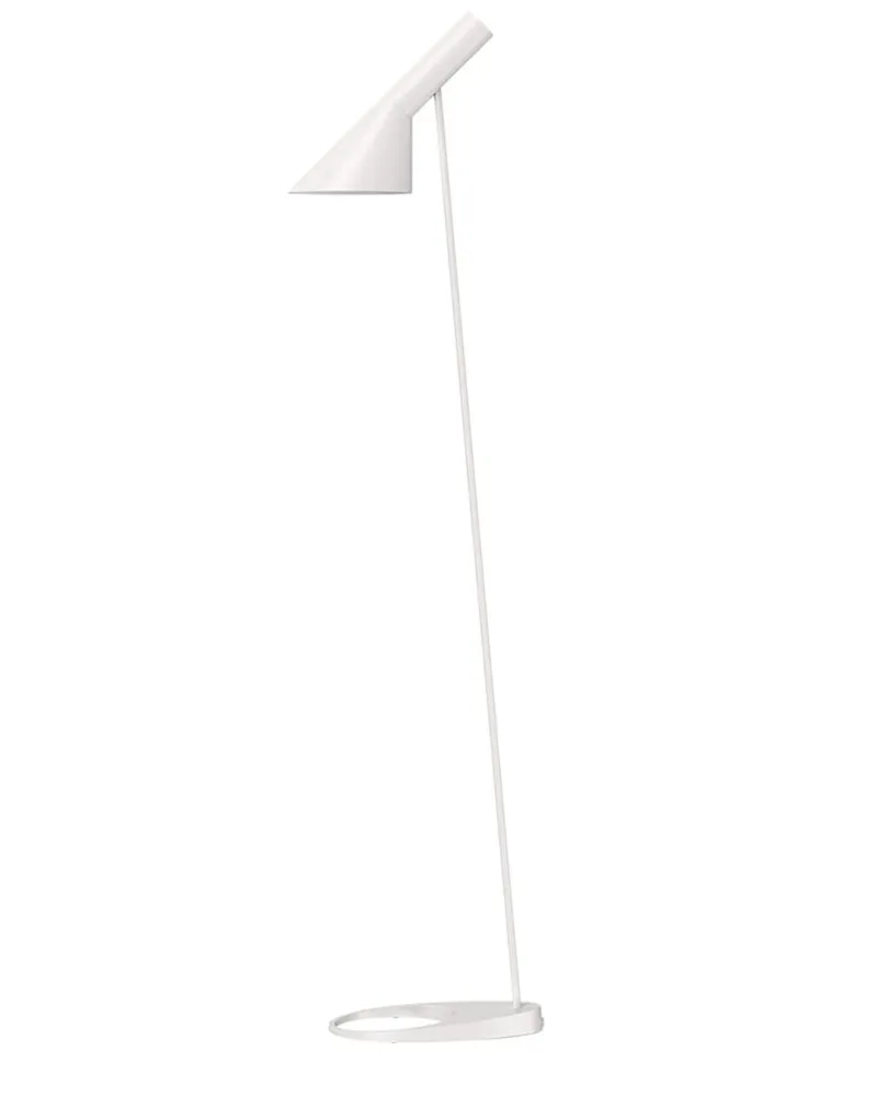 Louis Poulsen AJ Stehlampe aus Stahl - Weiß Weiß