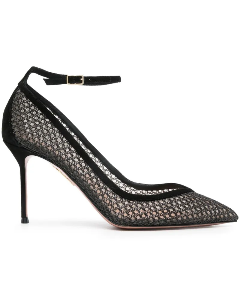 Aquazzura Asha Pumps 85mm - Schwarz Schwarz