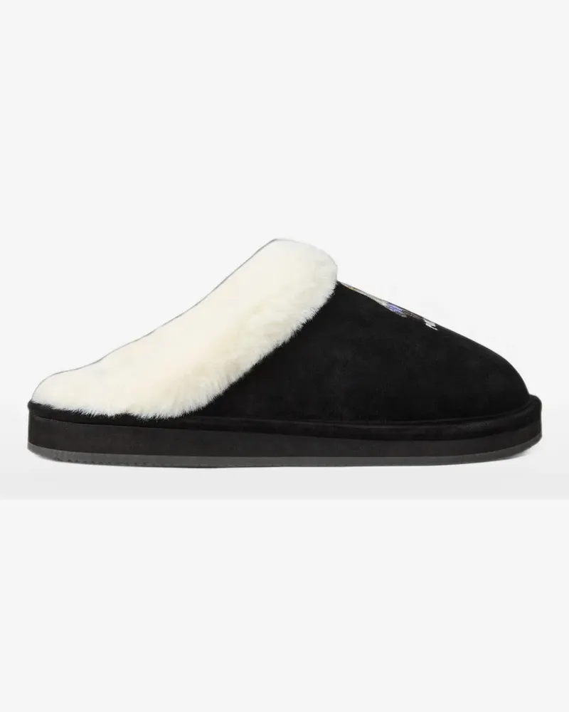 Ralph Lauren Polo Bear Slipper - Schwarz Schwarz