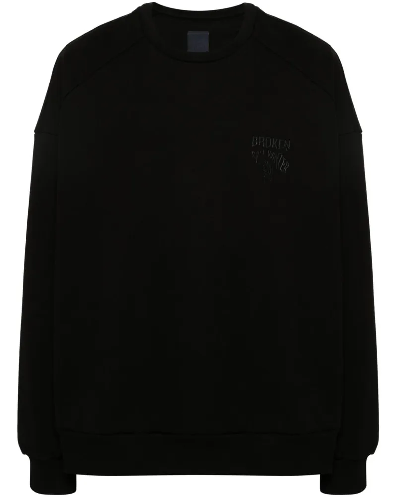 JUUN.J Sweatshirt mit Logo-Stickerei - Schwarz Schwarz