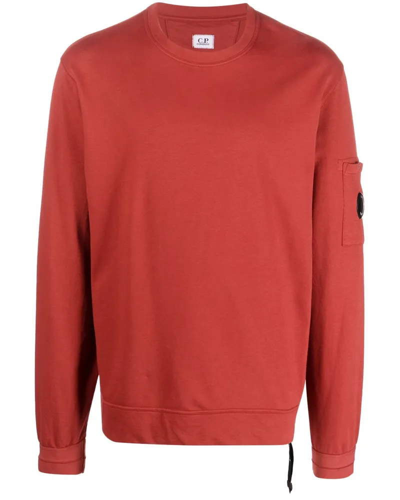 C.P. Company Sweatshirt mit Reißverschluss Rot