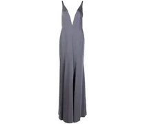 Crema Kleid mit tiefem V-Ausschnitt