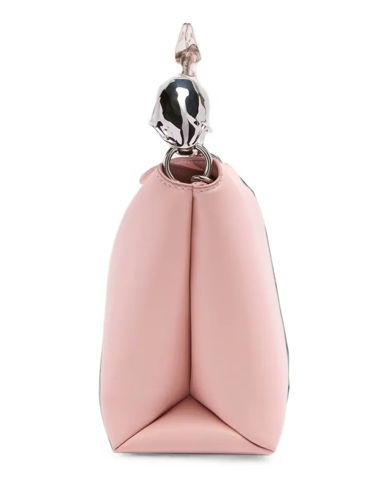 Erdem midi Bloom leather tote bag - Rosa Rosa